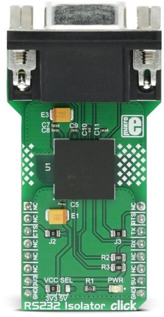 MikroElektronika-MIKROE-2864 Kits et outils de développement RS232 Isolator click Board
