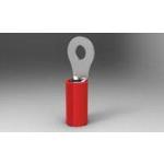 Ring Tongue Terminal 20AWG Copper Red/Red Stripe 21.44mm Tin Loose