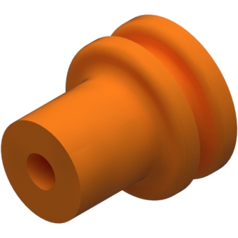 Aptiv-15324818 Connector Accessories Connector Accessories Seal Straight Silicone Orange