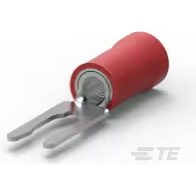 TE Connectivity-52408 Steckverbinderanschlüsse Spring Spade Terminal 16-22AWG Phosphor Bronze Red 22.76mm Tin Loose