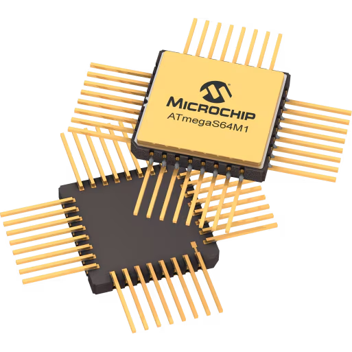 Microchip Technology-ATMEGAS64M1-KH-E Microcontrollers - MCUs MCU 8-bit AVR RISC 64KB Flash 3.3V 32-Pin CQFP