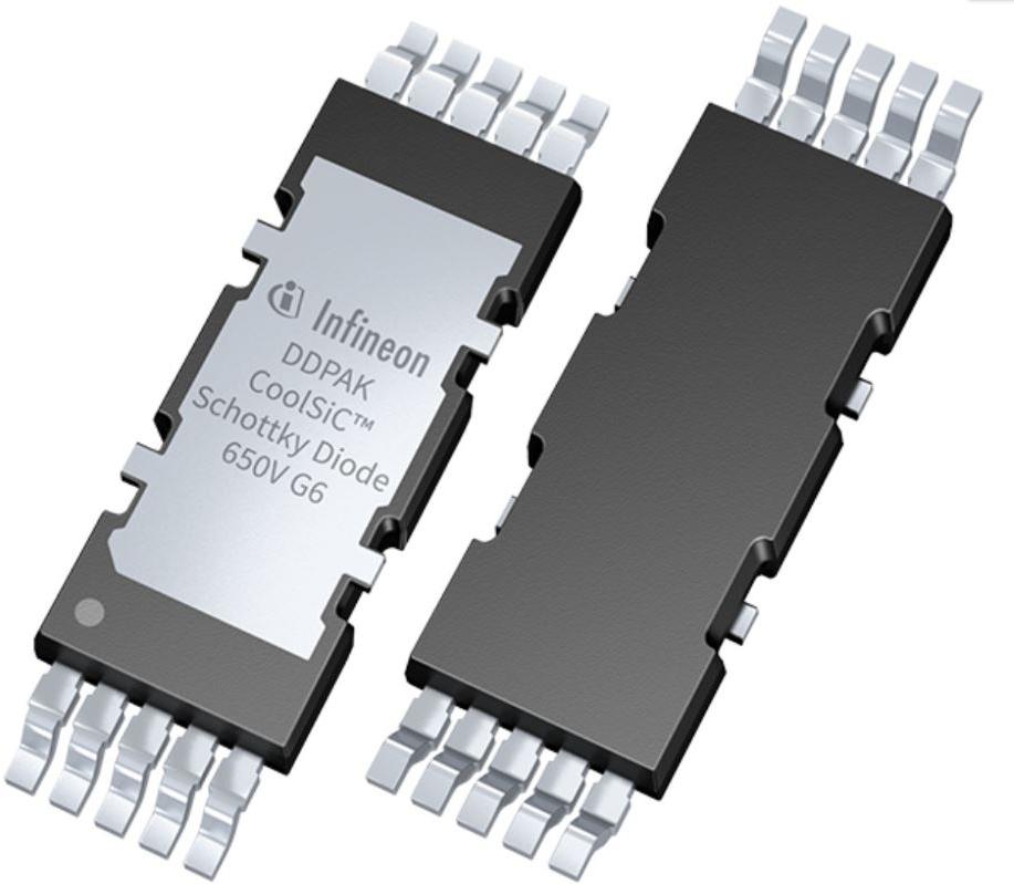 Infineon Technologies AG-IDDD04G65C6XTMA1 Rectifiers Diode Schottky SiC 650V 13A 10-Pin HDSOP EP T/R