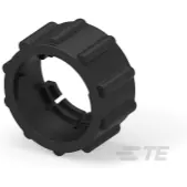 TE Connectivity-213811-1 Steckverbinderzubehör Connector Accessories Ring Straight Nylon Black