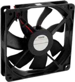 NMB Technologies Corporation-11925SE24RFTDW Souffleurs et ventilateurs DC Fan Axial Ball Bearing 24V 12V to 26.4V 128.2CFM 47dB 119 X 119 X 25mm