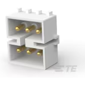 TE Connectivity-2-1586546-0 Steckverbinderleisten und Leiterplattenbuchsen Conn Wire to Board HDR 6 POS 4.95mm Solder ST Top Entry Thru-Hole Bag