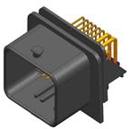 Delphi-33503151 Steckverbinderleisten und Leiterplattenbuchsen Conn Wire to Board F 32 POS Solder RA Thru-Hole