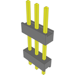 Conn Board Stacker HDR 3 POS 2.54mm Solder ST Top Entry Thru-Hole Bulk