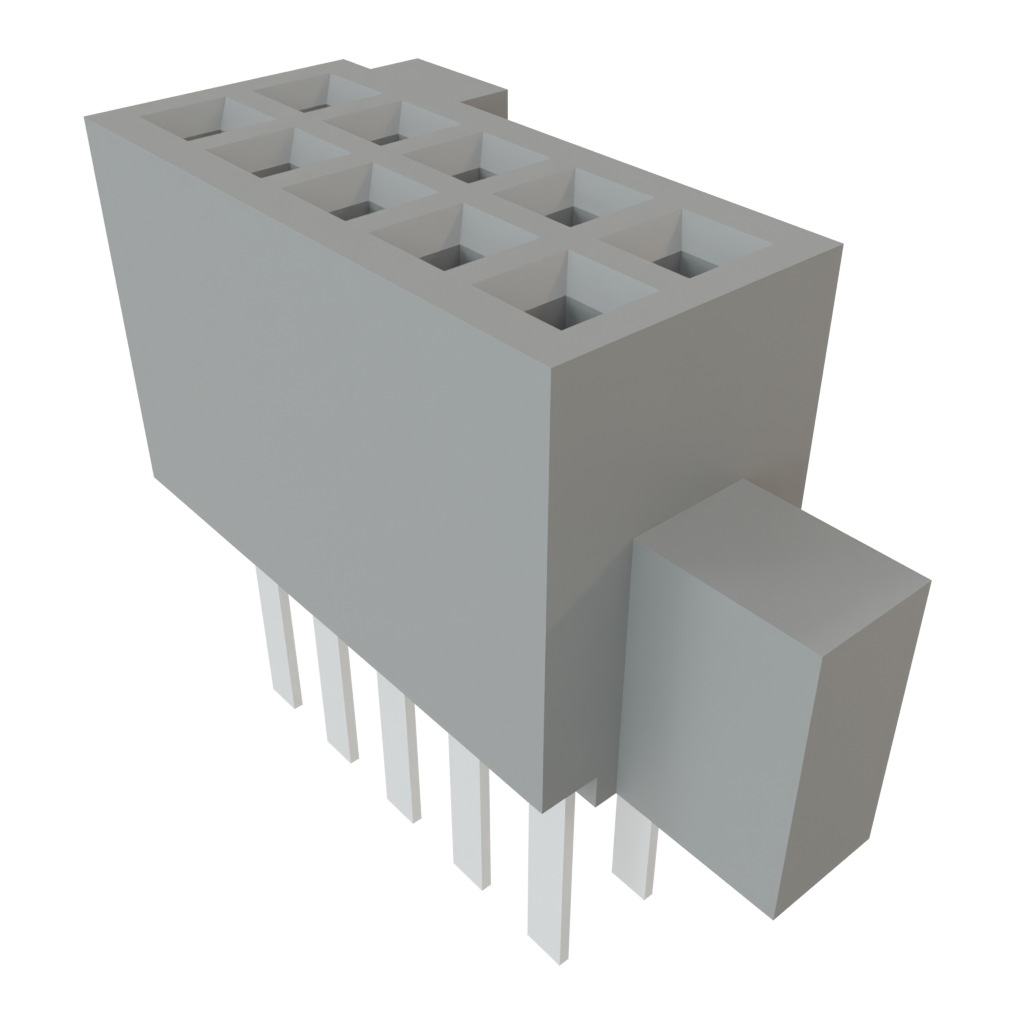 Samtec-SFC-105-T1-F-D Piastre connettori e prese PCB Conn Socket Strip SKT 10 POS 1.27mm Solder ST Thru-Hole Tube