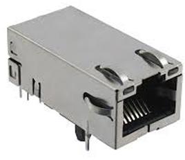 Abracon-ARJE-0025 Connector Telephone and Telecom Conn RJ-45 RCP 8 POS 1.02mm Solder RA Thru-Hole 17 Terminal 1 Port Tray