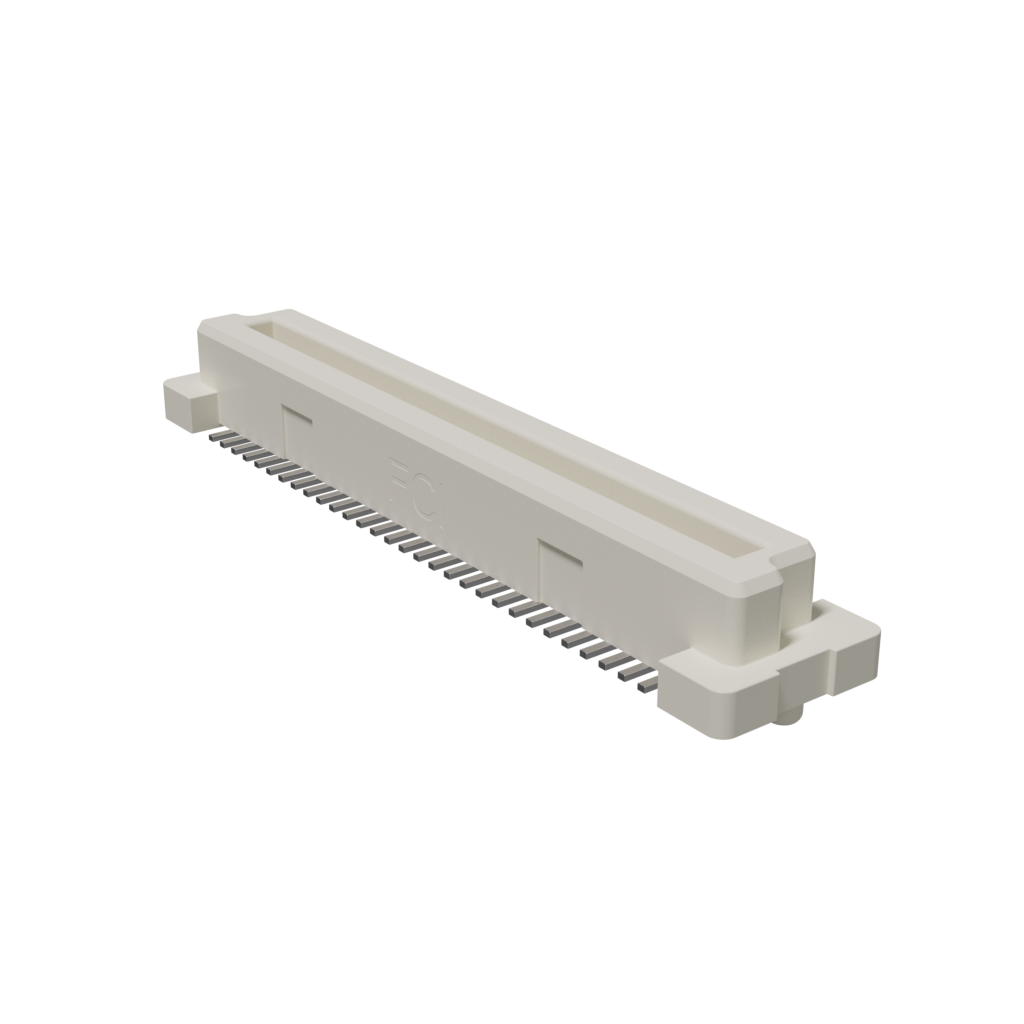 Amphenol Communications Solutions-61082-061400LF 连接器插头及 PCB 插座 BergStak® 0.80mm Pitch, Receptacle, Vertical, Double Row, 60 Positions