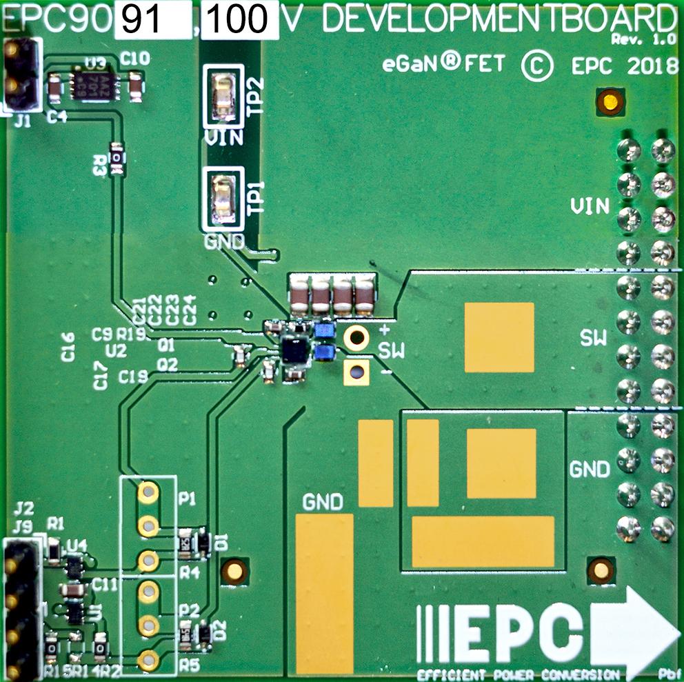 Efficient Power Conversion Corporation-EPC9091 Herramientas y kits de desarrollo EPC2051 MOSFET Development Board