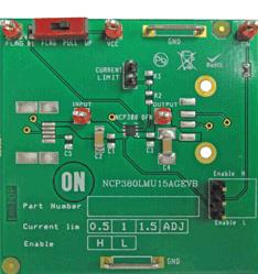 onsemi-NCP380LMU15AGEVB Kit e schede di sviluppo gestione della potenza EVALUATION BOARD FOR NCP380 IS A HIGH-SIDE POWER DISTRIBUTION SWITCH