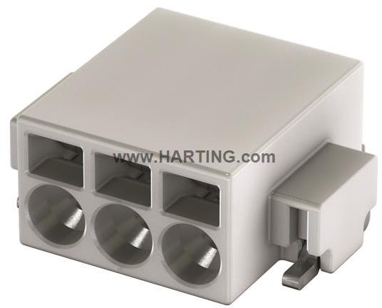 HARTING-14010213102160 Steckverbinder, Klemmenblöcke Conn Terminal Block 2 POS 2.54mm Solder RA SMD 6A Reel