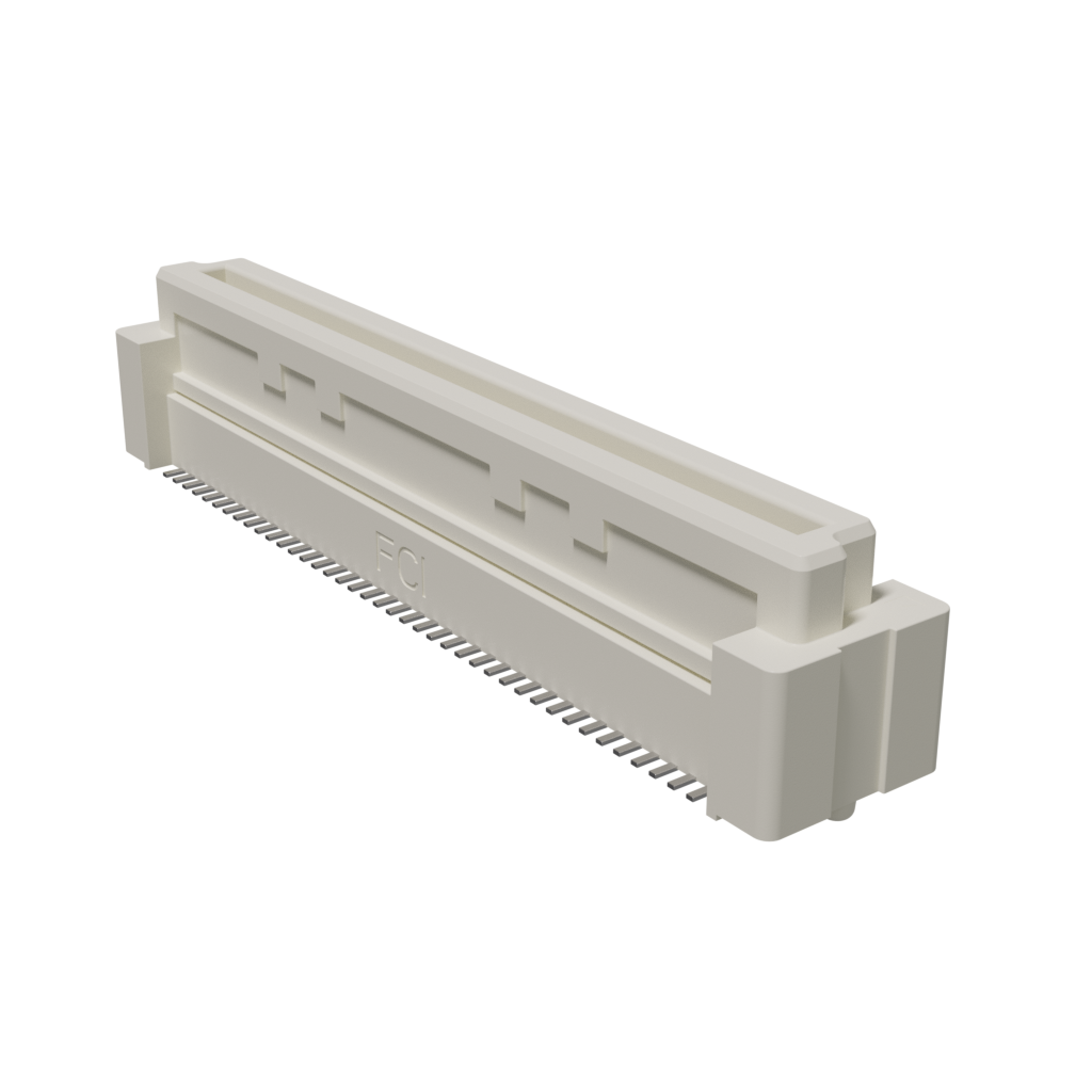 Amphenol Communications Solutions-61082-082600LF Piastre connettori e prese PCB BergStak® 0.80mm Pitch, Receptacle, Vertical, Double Row, 80 Positions