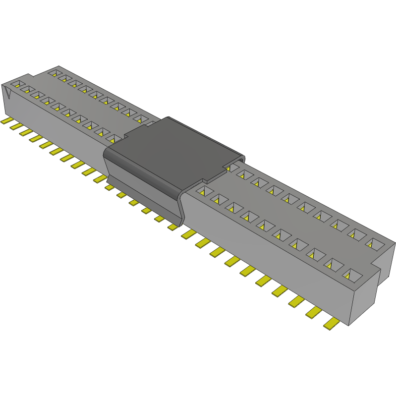 Samtec-BKS-151-01-L-V-A-P Connector Headers and PCB Receptacles Conn Socket Strip SKT 51 POS 1mm Solder ST SMD TIGER CLAW™ Tube