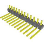 Conn Unshrouded Header HDR 12 POS 2.54mm Solder RA Side Entry Thru-Hole Bulk