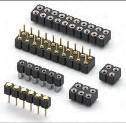 Mill-Max-406-43-214-30-068000 Steckverbinderleisten und Leiterplattenbuchsen Conn Socket Strip SKT 14 POS 2.54mm Solder ST SMD