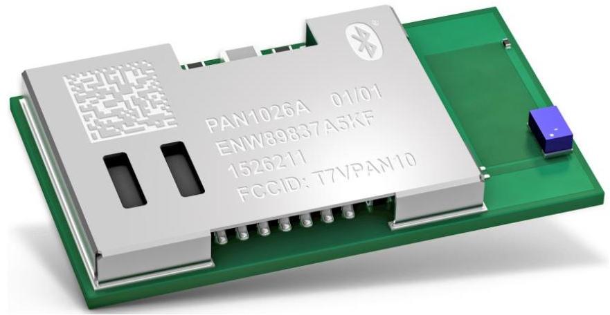 Panasonic-ENW-89837A5KF Bluetooth Bluetooth v4.2 (BLE) Class II 4.33Mbps 3.3V 58-Pin SMD Module T/R