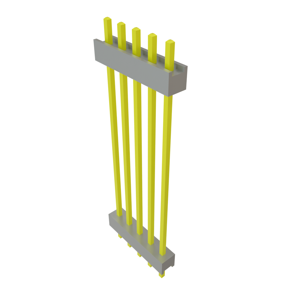 Samtec-DW-05-14-T-S-1220 连接器插头及 PCB 插座 Conn Board Stacker HDR 5 POS 2.54mm Solder ST Top Entry Thru-Hole Bulk