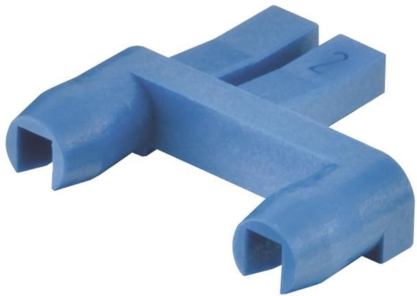 HARTING-09140009972 Steckverbinderzubehör Connector Accessories Coding Element Straight Polycarbonate Blue Han-Modular®
