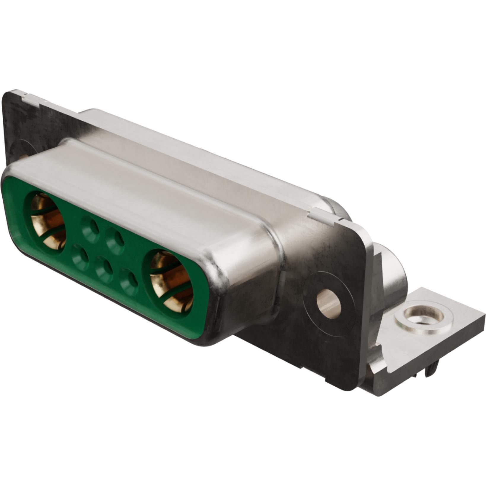 Molex-1731071279 Steckverbinder, D-Sub Conn Combo D-Sub F 2Power/5Signal POS 1.37mm/13.72mm Solder RA Thru-Hole 7 Terminal 1 Port Carton