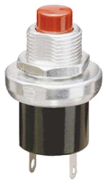 Grayhill-10-100 Druckknopfschalter Switch Push Button N.O. SPST Round Plunger 1A 220VAC Momentary Panel Mount Solder Lug