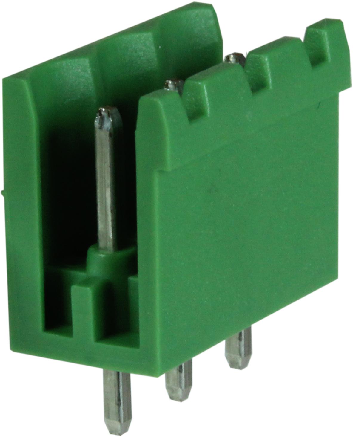 CamdenBoss Ltd-CTB9308/3AO Steckverbinderleisten und Leiterplattenbuchsen Conn Shrouded Header (2 Sides) HDR 3 POS 5.08mm Solder ST Top Entry Thru-Hole