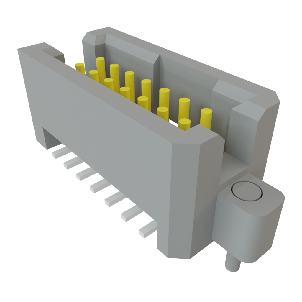 Samtec-TFML-107-02-S-D-SN Embases de raccordement et réceptacles PCB Conn Shrouded Header (4 Sides) HDR 14 POS 1.27mm Solder ST Top Entry SMD TIGER EYE™ Tube