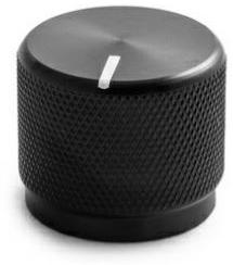 Kilo International-OEJL-63-2-6 Control Knobs Control Knob, Knurl/Round Black Line