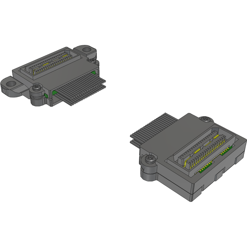 Samtec-EQCD-020-07.00-STL-STL-1-F Kabelbaugruppen Koaxial Cable Assembly Coax Micro Ribbon 0.18m 38AWG Micro High Speed Socket to Micro High Speed Socket F-F Q STRIP® Bag