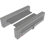 Cable Assembly 0.05m 30AWG 1.27mm 40 to 40 POS IDC Connector to IDC Connector F-F TIGER EYE™ Bulk