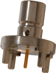 Cinch Connectivity Solutions-131-8701-206 RF-Steckverbinder Conn Mini-SMB 0Hz to 2GHz 75Ohm Solder ST Thru-Hole RCP Gold