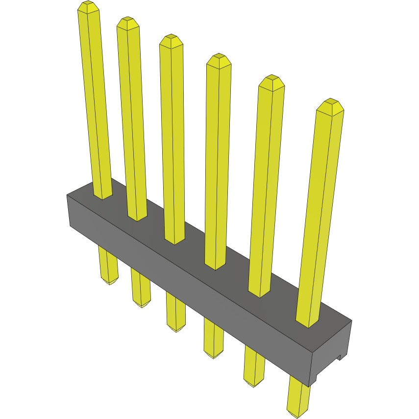Samtec-MTMM-106-08-L-S-302 Steckverbinderleisten und Leiterplattenbuchsen Conn Unshrouded Header HDR 6 POS 2mm Solder ST Top Entry Thru-Hole Bulk
