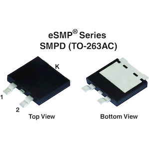 Vishay-VS-10CDU06HM3/I Gleichrichter Diode Switching 600V 10A 3-Pin(3+Tab) SMPD T/R Automotive AEC-Q101