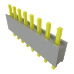 Conn Board Stacker HDR 8 POS 2.54mm Solder ST Top Entry Thru-Hole Bulk