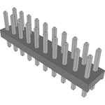 Conn Unshrouded Header HDR 20 POS 2mm Solder ST Top Entry Thru-Hole Bulk