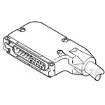 Backshell/Cable Clamp 90° 2 Shell Size Nickel Over Copper Zinc Alloy