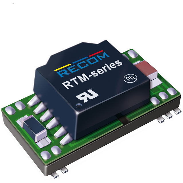 RECOM Power-RTM-0505S Convertidor de CC a CC y módulo del regulador de conmutación Module DC-DC 5VIN 1-OUT 5V 0.4A 10-Pin SMD Tube