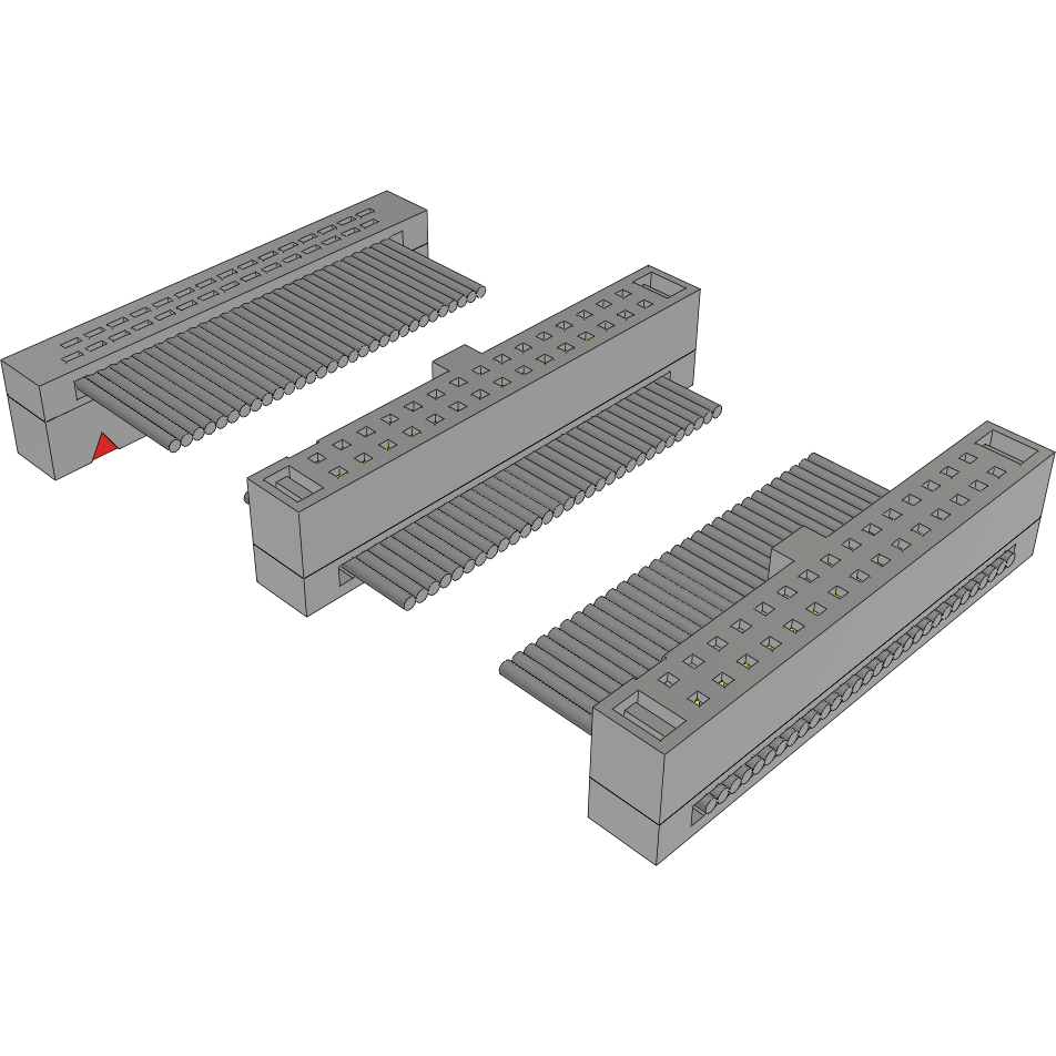 Samtec-FFSD-15-D-12.00-01-N-D06-R Flachband Kabelbaugruppen Cable Assembly 0.305m 30AWG 1.27mm 30 to (30/30) POS IDC Connector to 2(IDC Connector) F-F TIGER EYE™ Bulk