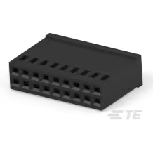 TE Connectivity-1-87456-4 分立接线罩连接器 Conn Housing RCP 18 POS 2.54mm Crimp ST Cable Mount Black Bag