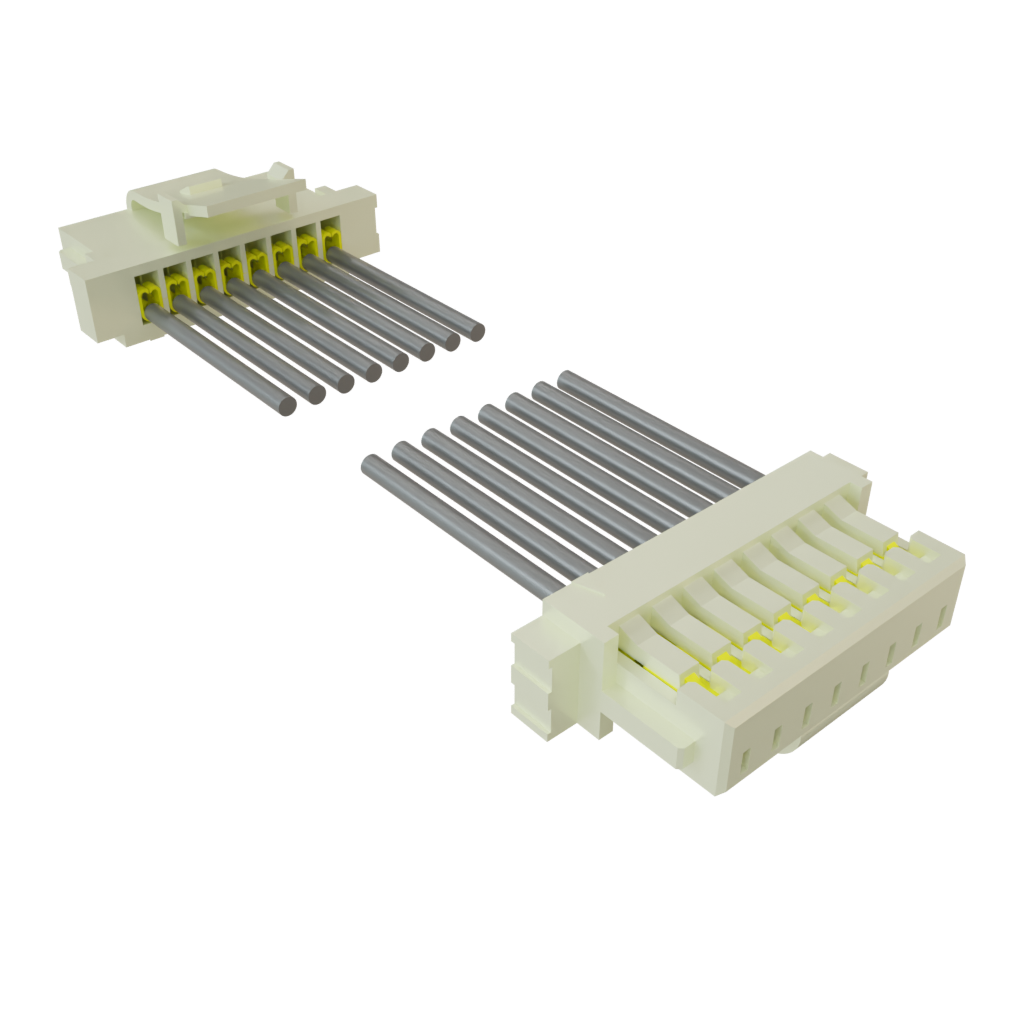 Samtec-S1SS-08-28-GF-06.00-L1 Andere Kabelbaugruppen Cable Assembly Discrete Wire 0.152m 28AWG Wire to Board to Wire to Board 8 to 8 POS SKT-SKT Crimp-Crimp Micro Mate™ Bag
