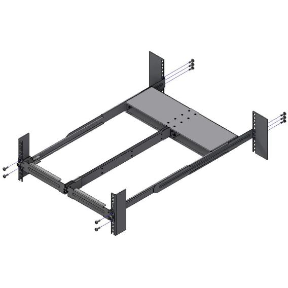 NVIDIA-MTEF-KIT-B null Telescopic Rack Installation Kit for Standard Depth 1U Systems to be mounted into Standard Depth Racks