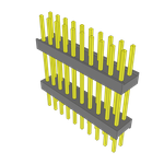 Conn Board Stacker HDR 20 POS 2.54mm Solder ST Top Entry Thru-Hole Bulk