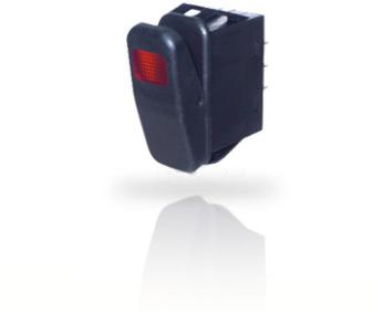 ZF Electronics-KTG2ANB1BBDNNN Switch Rocker Switch Rocker ON OFF SPST Quick Connect Rocker 21A 250VAC 250VDC 559.27VA 100000Cycles