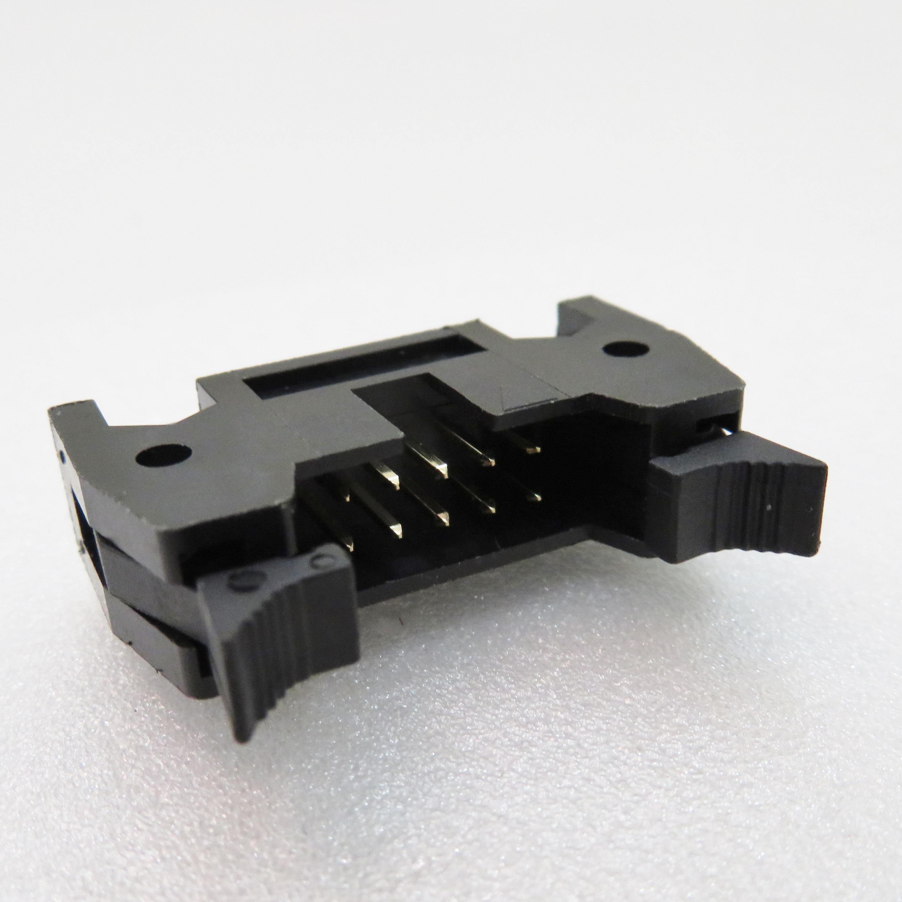 ADAM TECH-MHR-10-HSGAS Steckverbinderleisten und Leiterplattenbuchsen Conn Ejector Header HDR 10 POS 2.54mm Solder RA Side Entry Thru-Hole Tray