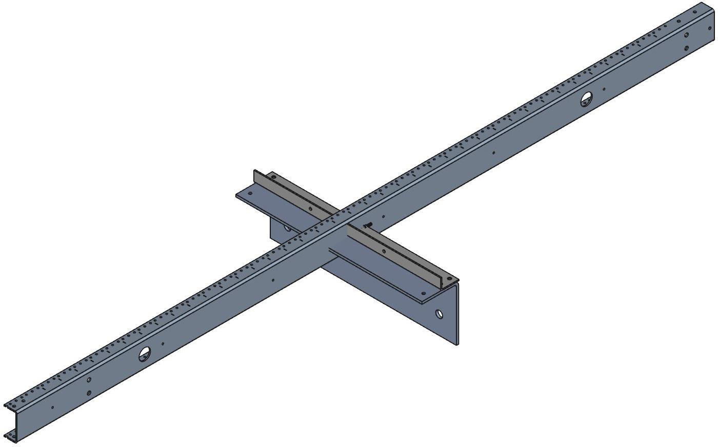 Hammond Manufacturing-DNRR70HDKB Boîtes, boîtiers et supports Black Steel Rack Mount Heavy Duty Rack