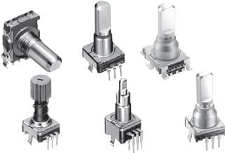 ALPS ALPINE CO., LTD-EC11E152U402 Mechanical Encoders Mechanical Encoder Rotary Incremental Knurl 0.01N.m Straight Quadrature Digital Square Wave 15PPR Through Hole PC Pin