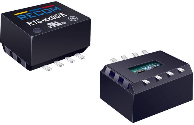 RECOM Power-R1S-2405/EHP-R Convertisseur CC en CC et module de régulateur de commutation Module DC-DC 24VIN 1-OUT 5V 0.2A 1W 5-Pin SMD Module T/R