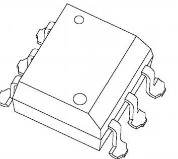 Toshiba-TLP3546A(TP1,F Relè a stato solido Relay SSR 1.8V 6-Pin PDIP SMD T/R