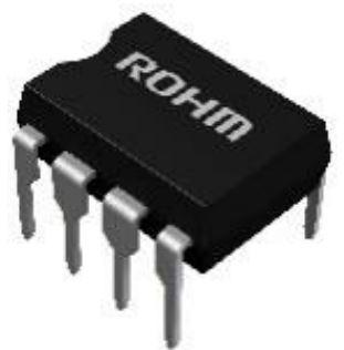 Rohm-BR24T128-WZ EEPROM EEPROM Serial-2Wire 128K-bit 16K x 8 1.8V/2.5V/3.3V/5V 8-Pin DIP-K Tube